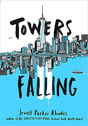 book cover with NY skyline and twin towers 