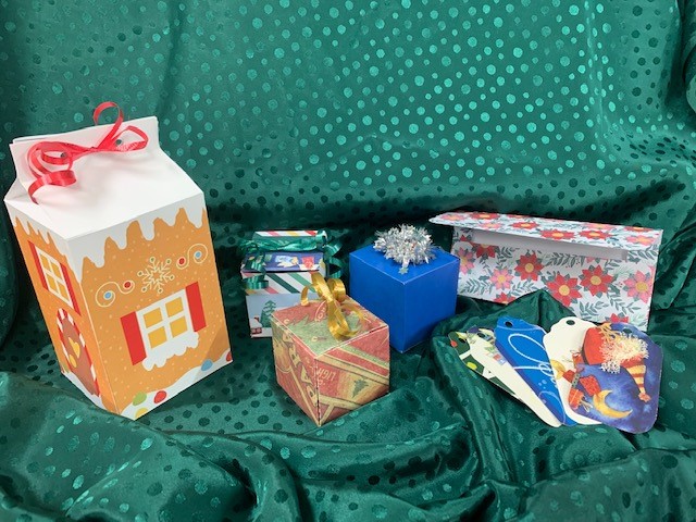 Holiday Gift Wrapping:  Boxes, Bags, Money Envelopes and Tags