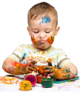 baby painting