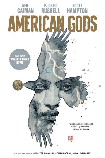 American Gods graphic novel cover art