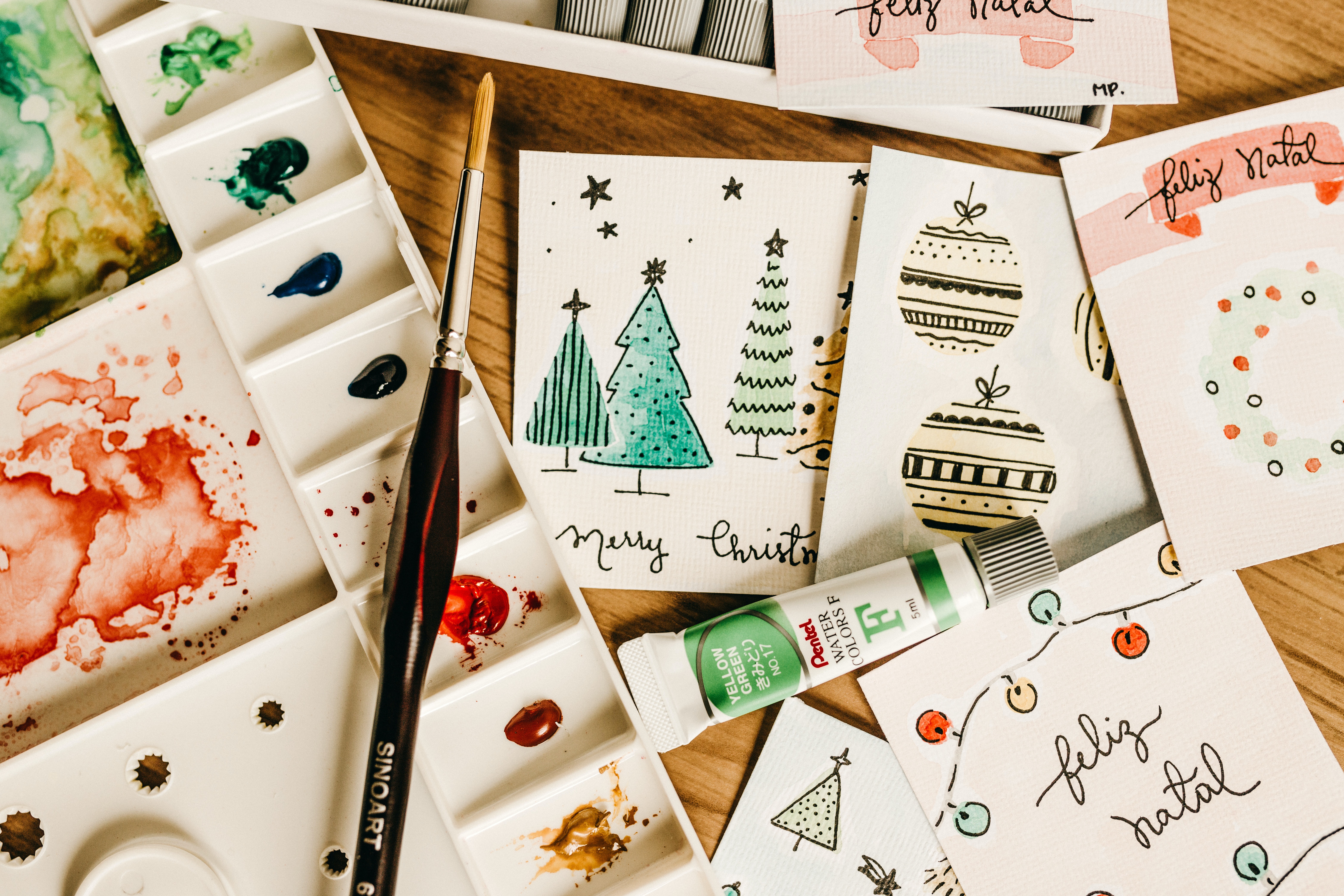 holiday cards and supplies
