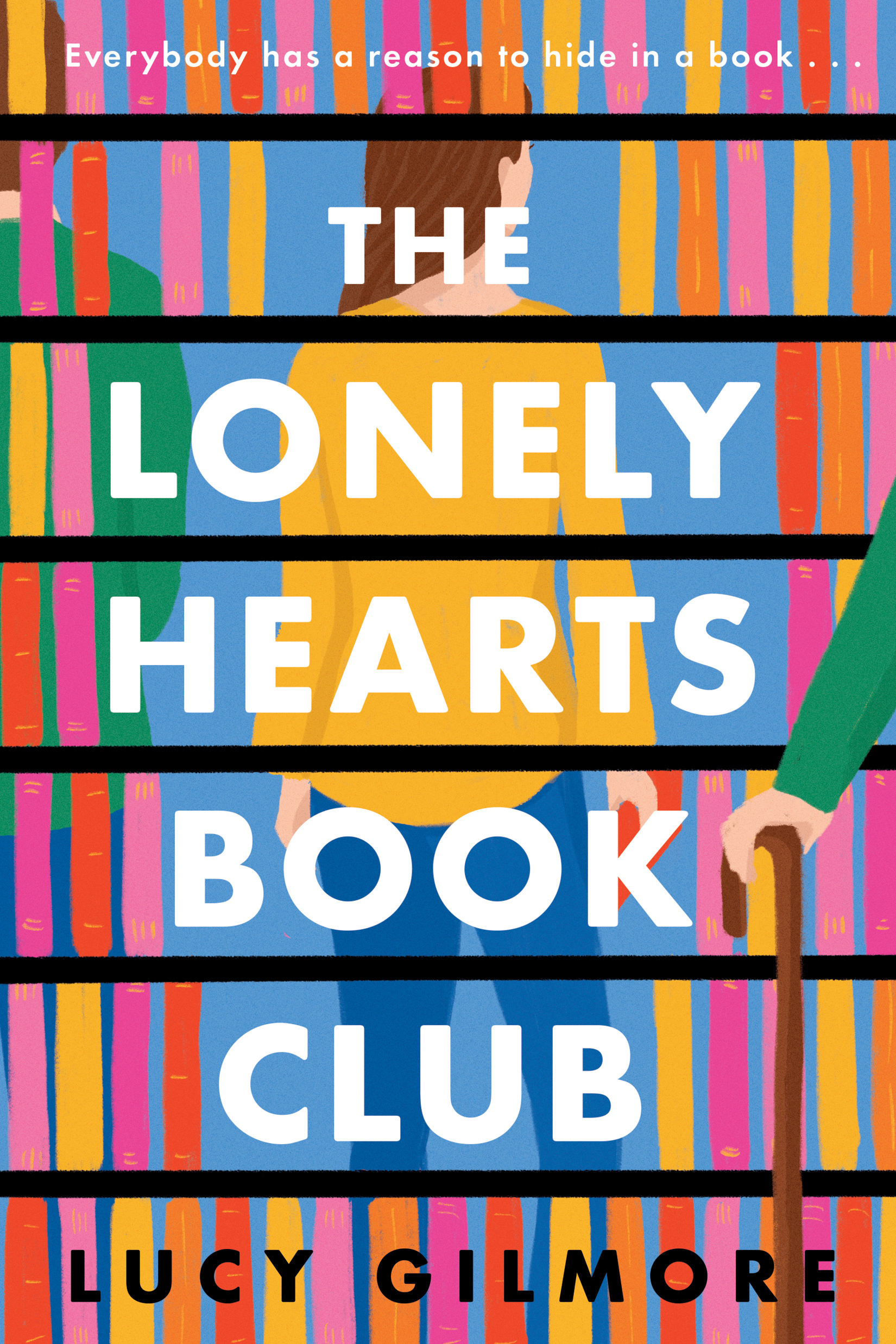 The book cover for "The Lonely Hearts Book Club" by Lucy Gilmore. 