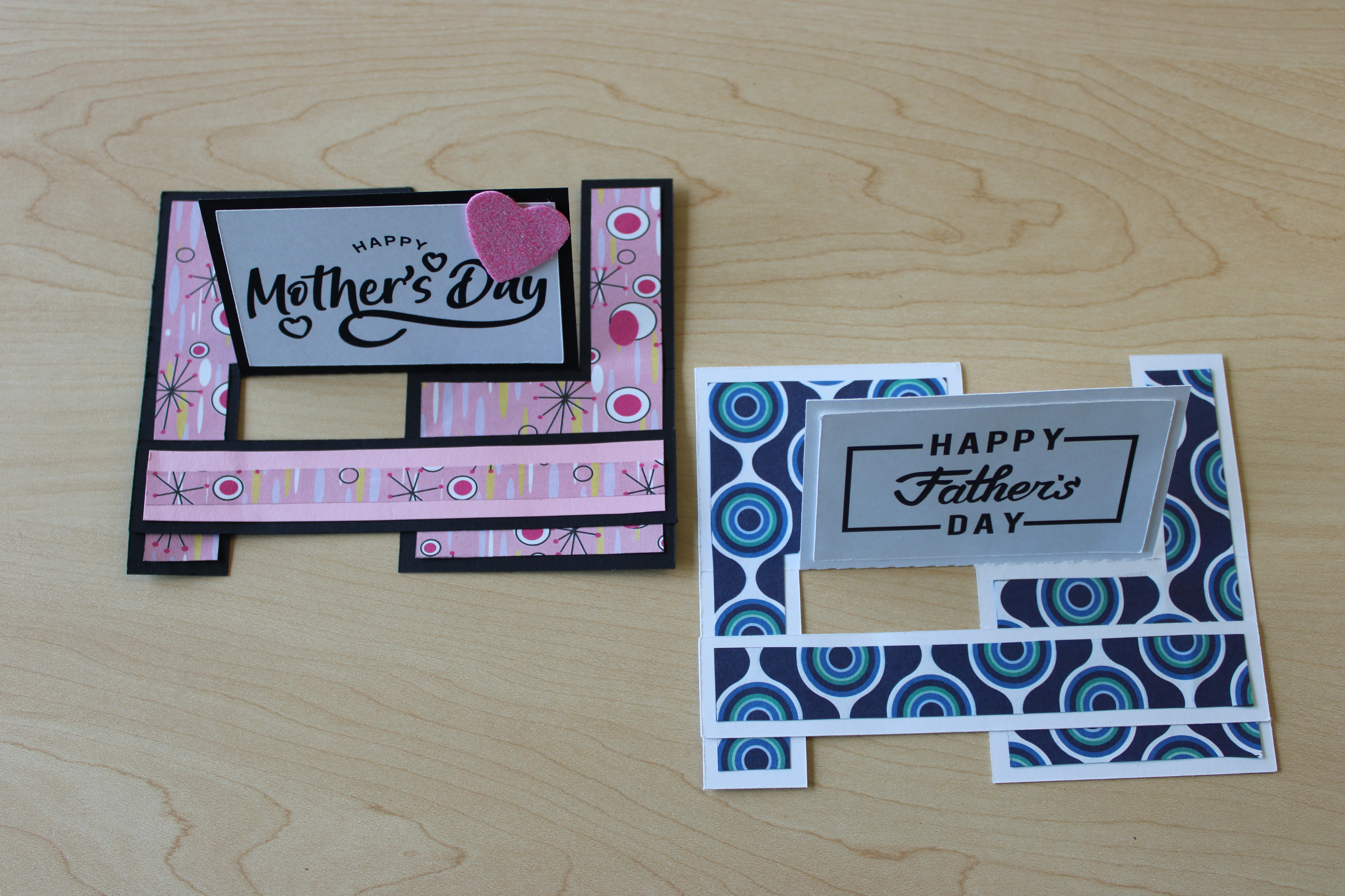 Mother's Day and Father's Day greeting cards