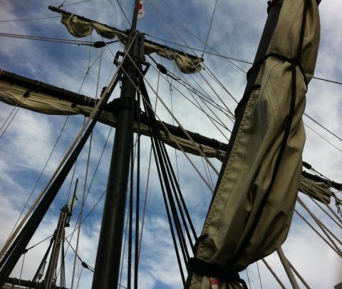 image of ship's rigging