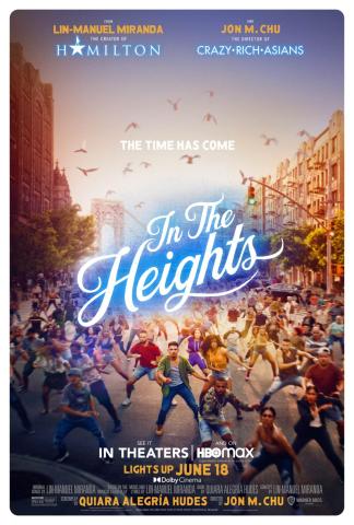 Cover of DVD in the heights with group dancing in the street