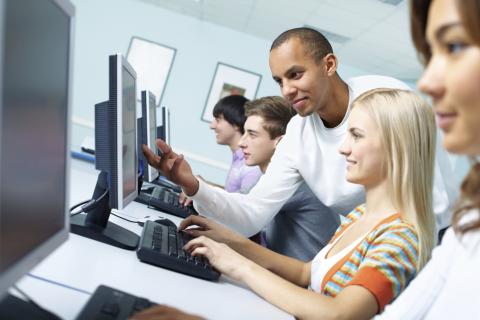 Adults computer class