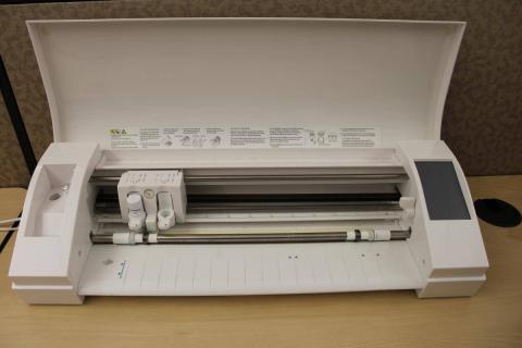 Silhouette Cameo 3 machine with open lid