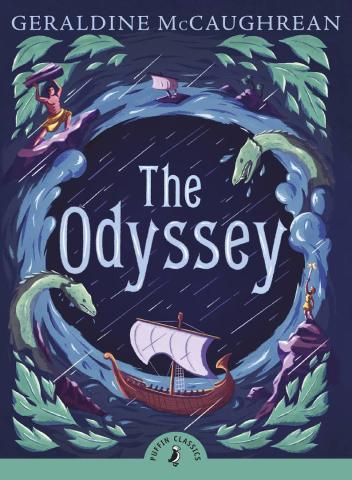 Book cover for The Odyssey retold by Geraldine McCaughrean