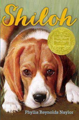 Cover of the book "Shiloh", shows the beagle dog in the story