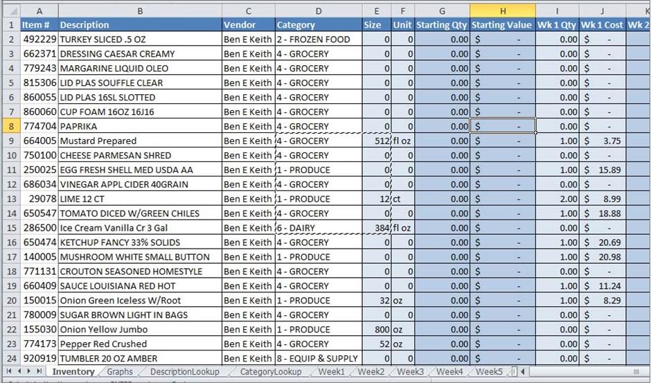 Excel Table