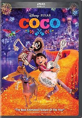 cover of Coco with a girl dancing with a skeleton