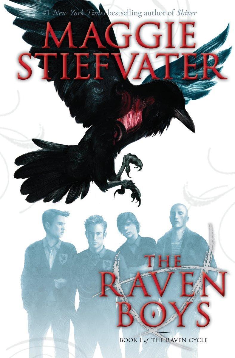 Cover of The Raven Boys by Maggie Stiefvater.