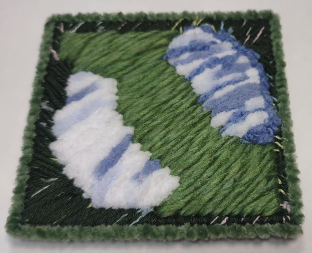 Picture of a mossy coaster