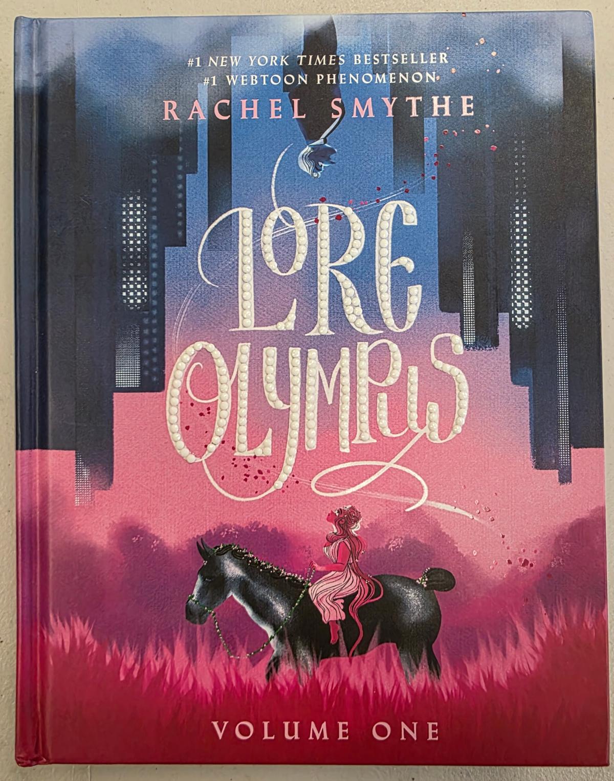 Picture of Lore Olympus Volume One with a Diamond Painted Title
