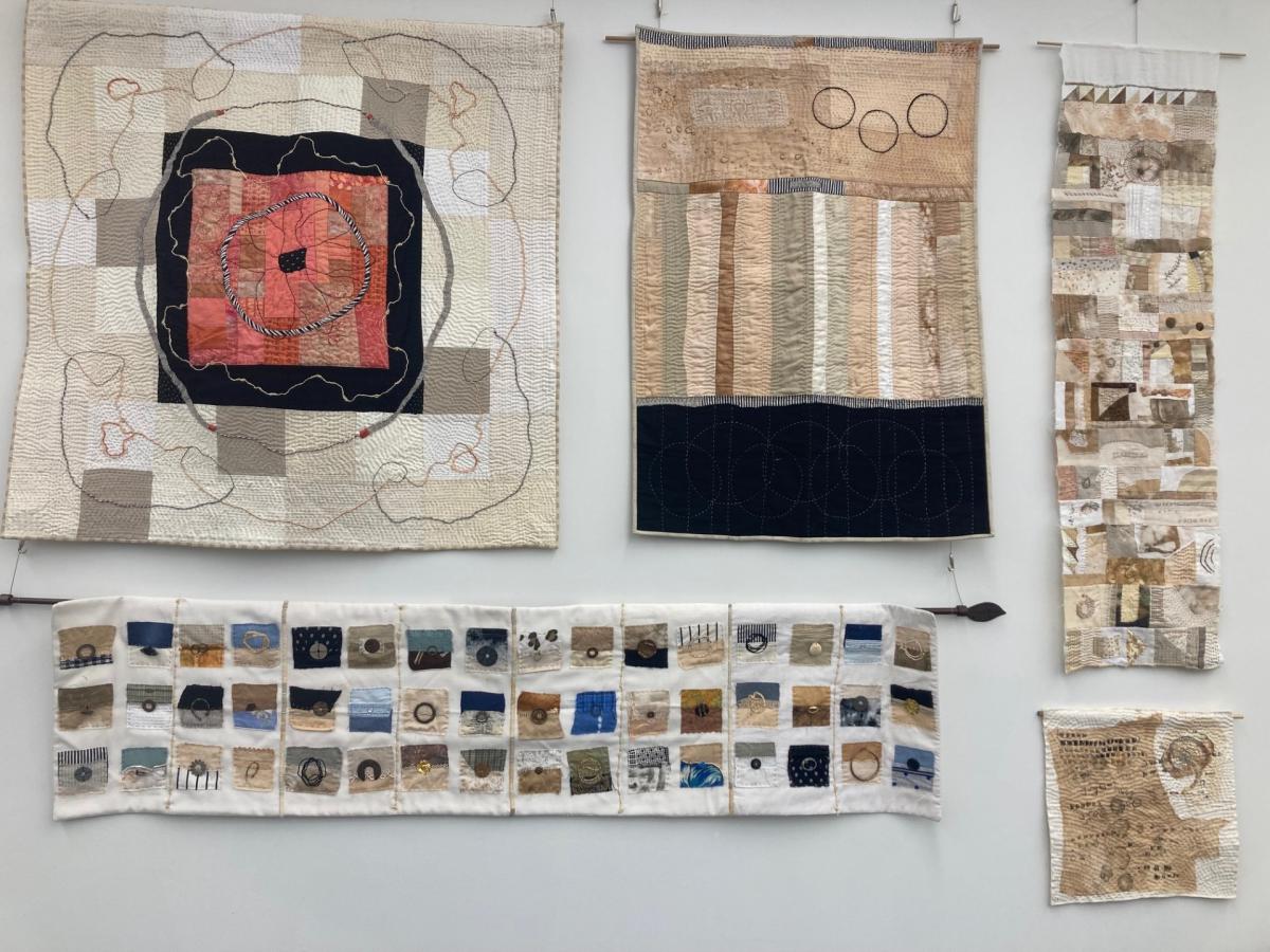 Fiber arts exhibit by Lynne Rand