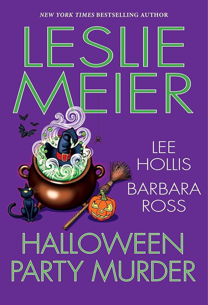Cover of Halloween Party Murder by Leslie Meier. 