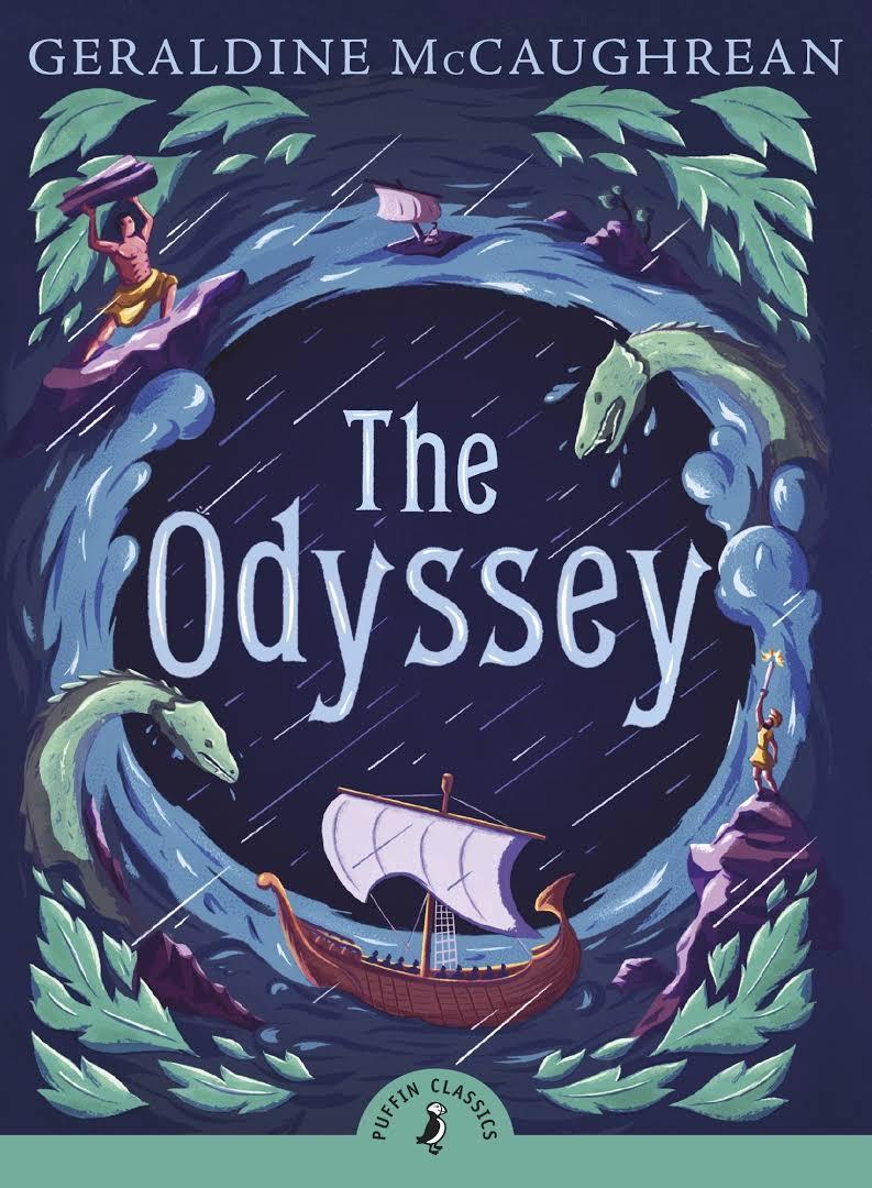 Book cover for The Odyssey retold by Geraldine McCaughrean