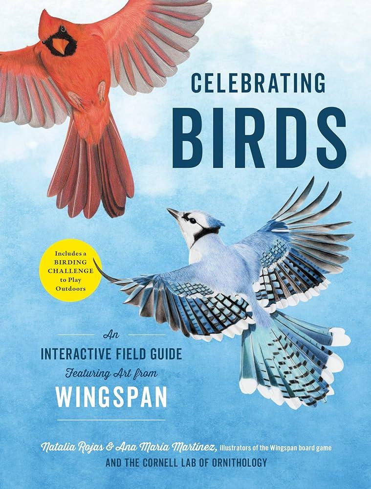 Celebrating Birds Book Cover with 2 Birds in Flight