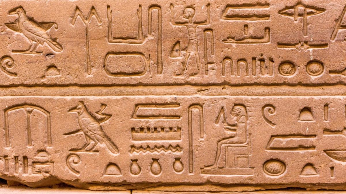 Egyptian hieroglyphics