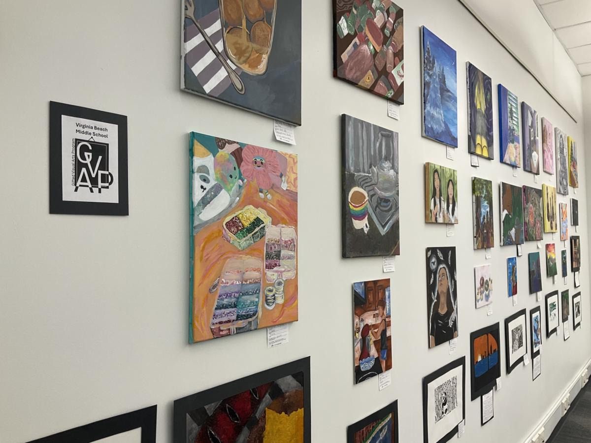 Artwork by Virginia Beach Middle School Students